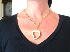 for your sweetheart or your sweet self, a heart of gold
